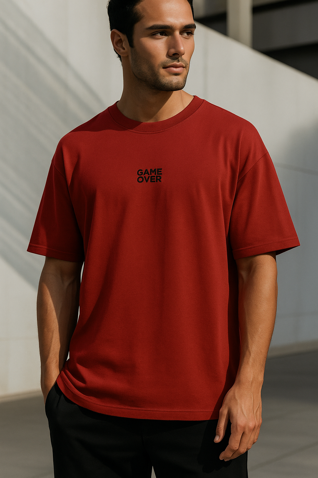 GAME OVER Edition | Premium Embroidery Oversized T-Shirt