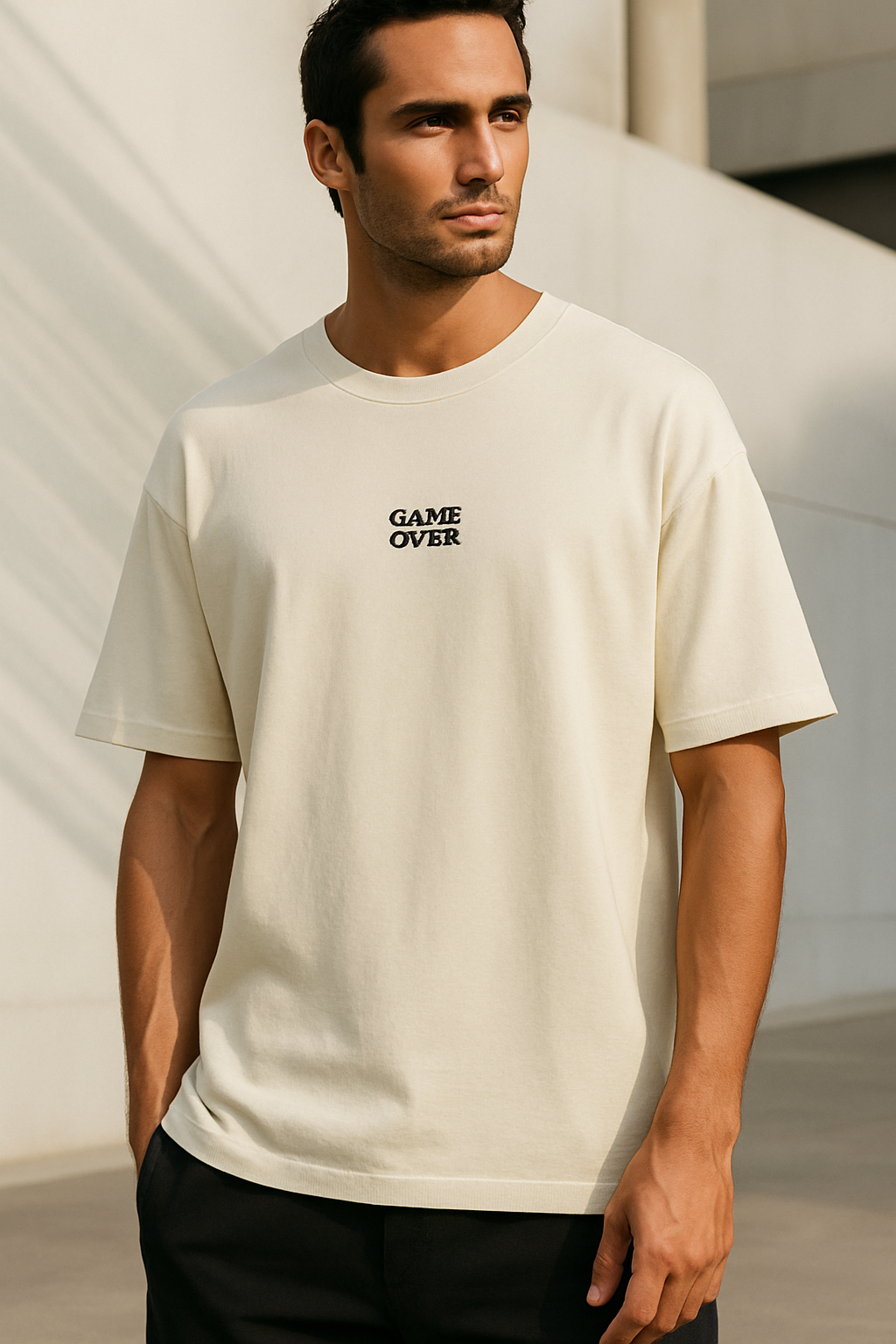 GAME OVER Edition | Premium Embroidery Oversized T-Shirt